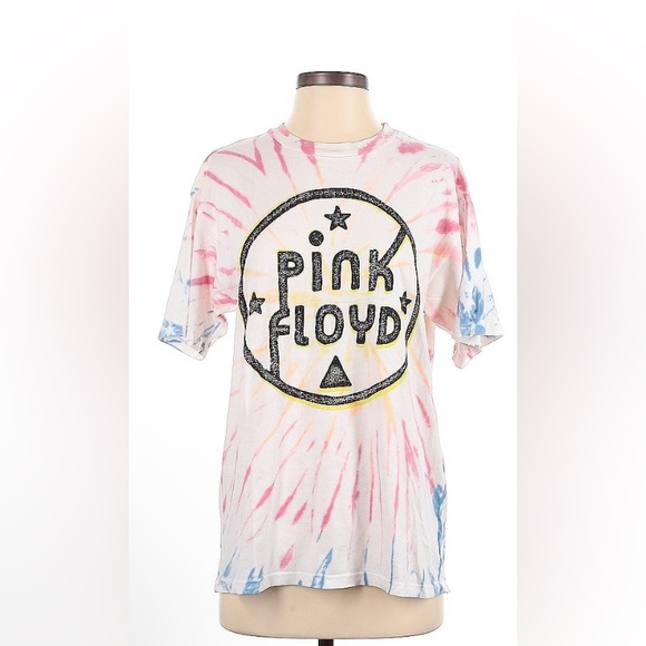 Daydreamer Pink Floyd Eclipse Tie-Dye Weekend Band Tee Preloved - Picture 4 of 8
